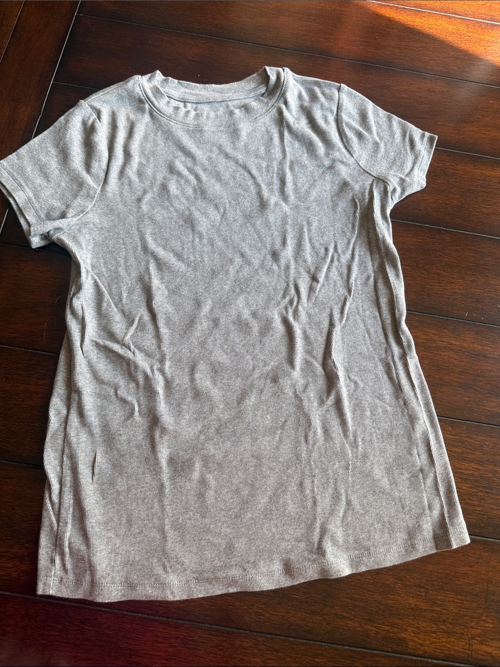 a new day Heather Gray Crew Neck Short Sleeve Tee